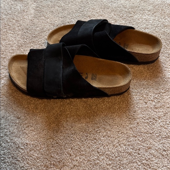 Birkenstock Kyoto Slide Sandal (Women) in Black - Picture 4 of 6
